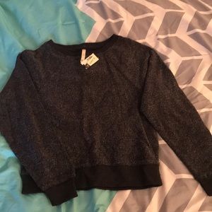 Black & gray long sleeve shirt / sleep shirt